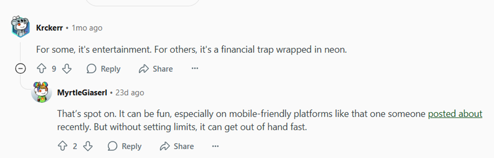 Responsible gambling tip