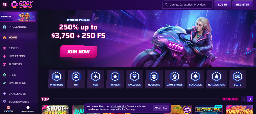 Casino bonus banner